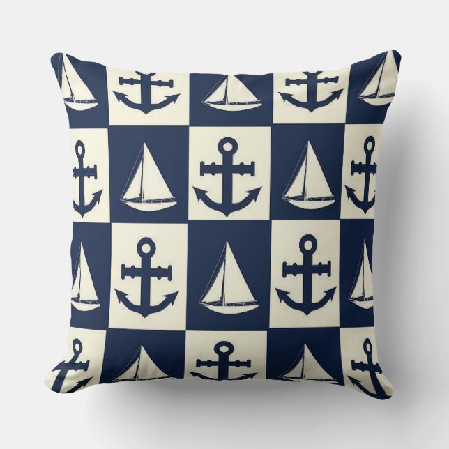 Coussin COULEUR "Nautique" (Recto)