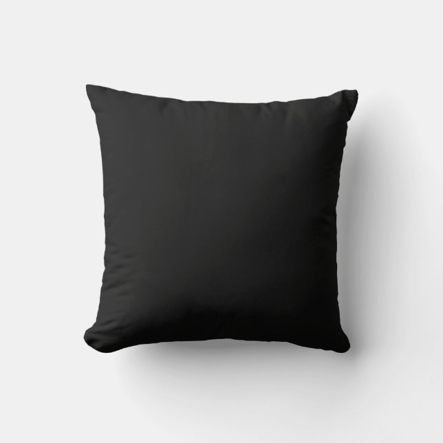 coussin couleur noire (Recto)
