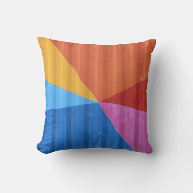 Coussin Couleur Rétro Mid Century Moderne Cuisine (Recto)