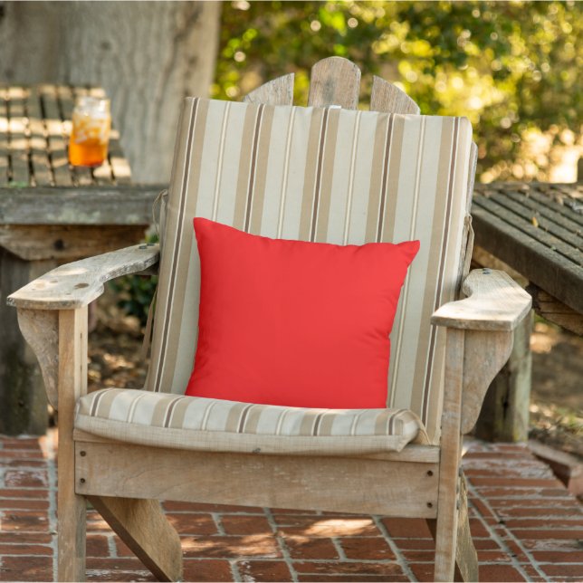 Coussin Couleur rouge vif (Chaise)
