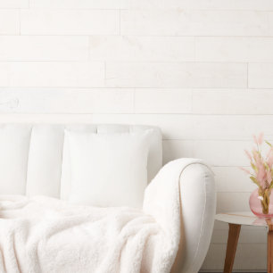 Coussin Couleur solide blanc Fantôme