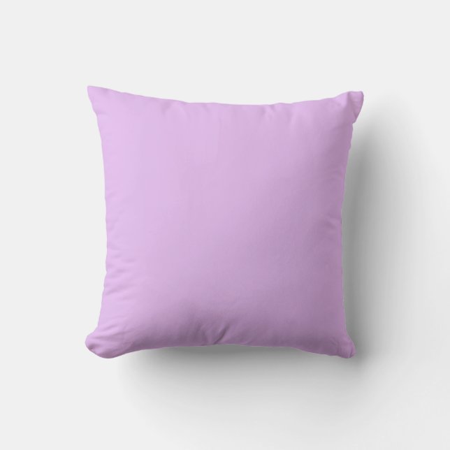 Coussin Couleur solide clair violet (Recto)