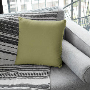 Coussin Couleur tendance - Vert olive