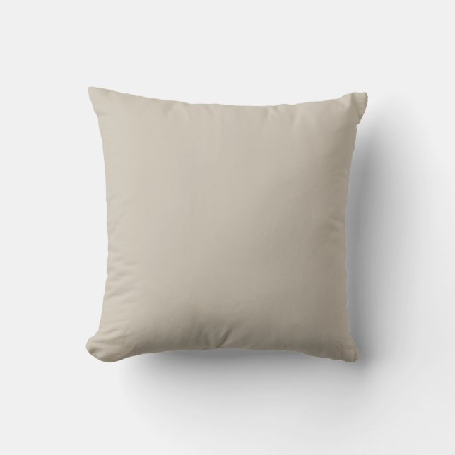 Coussin Couleur uni clair Tan - Accessible Beige SW 7036 (Recto)