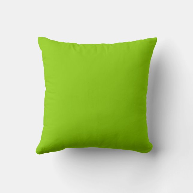 Coussin Couleur Uni Vert Brat (Verso)