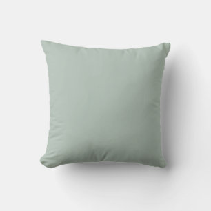 Coussin Couleur vert eucalyptus assourdi