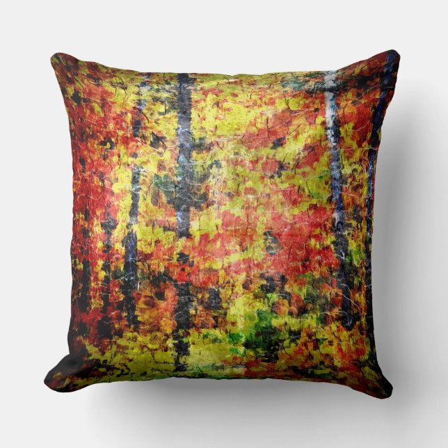 Coussin Couleurs Abstraites Peinture #12 (Recto)