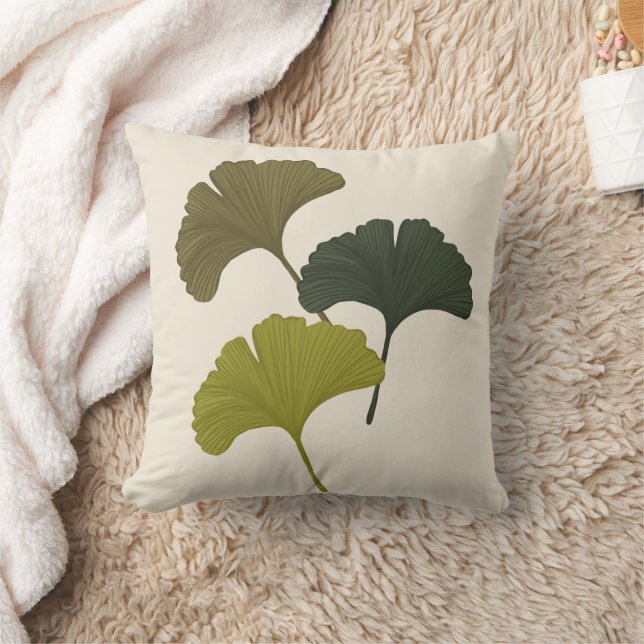 Coussin Couleurs Arrière - plans personnalisables Feuilles (Couverture)