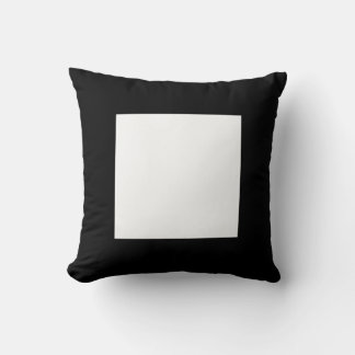 Coussin Couleurs carrés - noir et blanc (alternant)