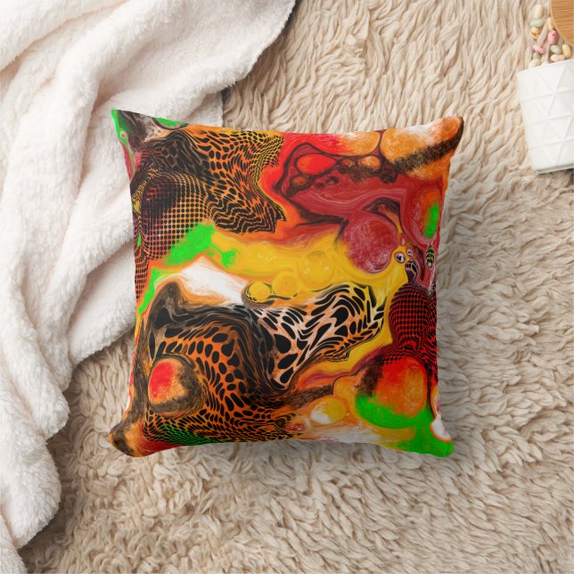 Coussin Couleurs d'automne Abstrait pour la peinture (Couverture)
