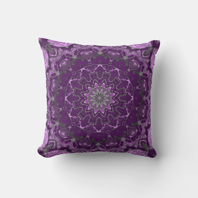 Coussin Couleurs de la tapisserie violette-Coussin (Recto)