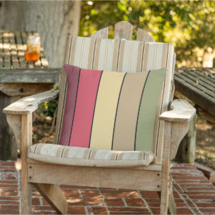 Coussin Couleurs de la Terre de la Saison Automnale sur Pa
