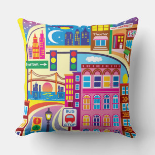 Coussin Couleurs de la ville