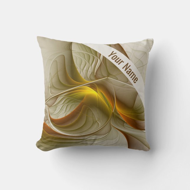 Coussin Couleurs des métaux précieux, nom de l'art Abstrai (Recto)