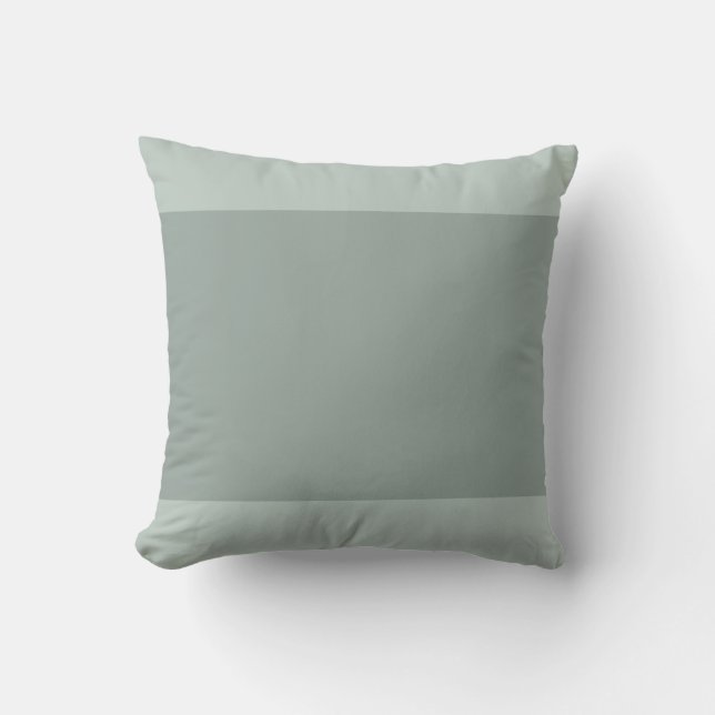 Coussin Couleurs élégantes et vertes bleues Chic moderne (Recto)