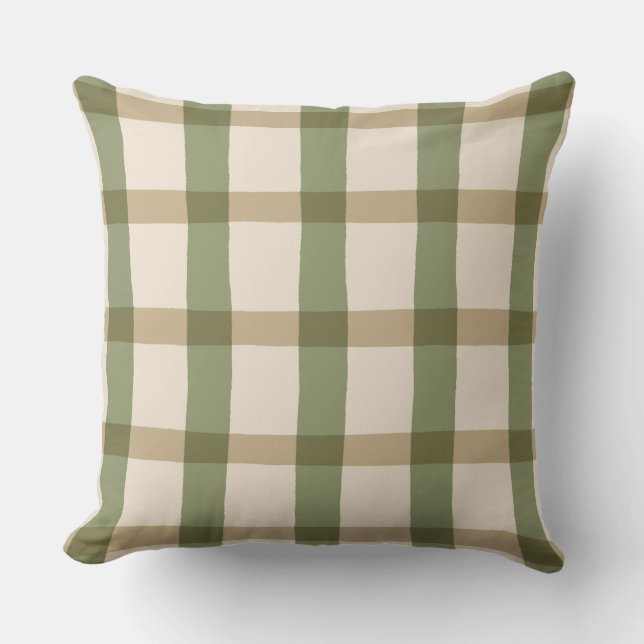 Coussin Country Cottage Plaid (Recto)