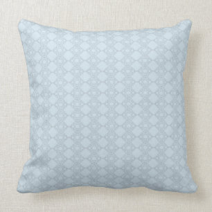 Coussin Coup de crochet bleu clair, Polyester Throw Pillow
