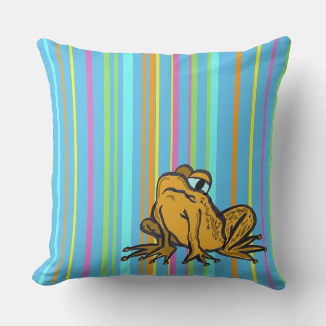 Coussin Coup De Dessin De Toad Motif Jetez L'Oreiller (Recto)