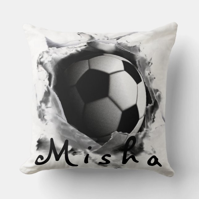 Coussin Coup de pied de football (Recto)