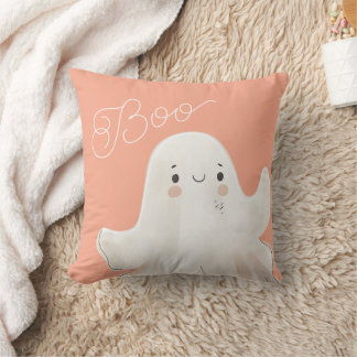 Coussin Coup D'Oreille De Fantôme De Boo Cute Rose