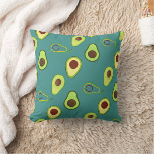 Coussin Coupe Avocado été Vert dégradé Motif