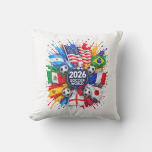 Coussin Coupe du monde de football 2026