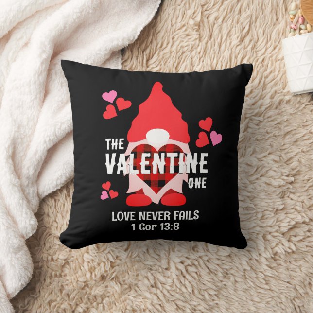 Coussin Couples VALENTINE GNOME L'amour n'échoue jamais (Couverture)