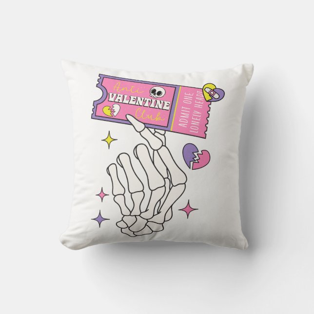 Coussin Coupon club anti-Valentine (Recto)