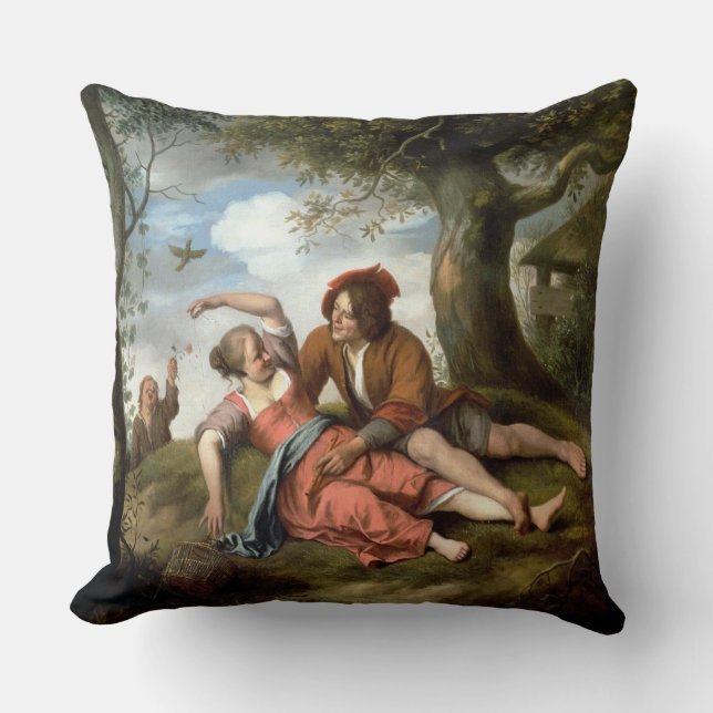 Coussin Cour rustique (Recto)
