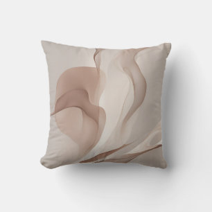 Coussin "Courants organiques" Formes dynamiques Art