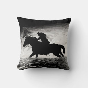 Coussin Courir avec des esprits - Chevaux Jeter l'oreiller