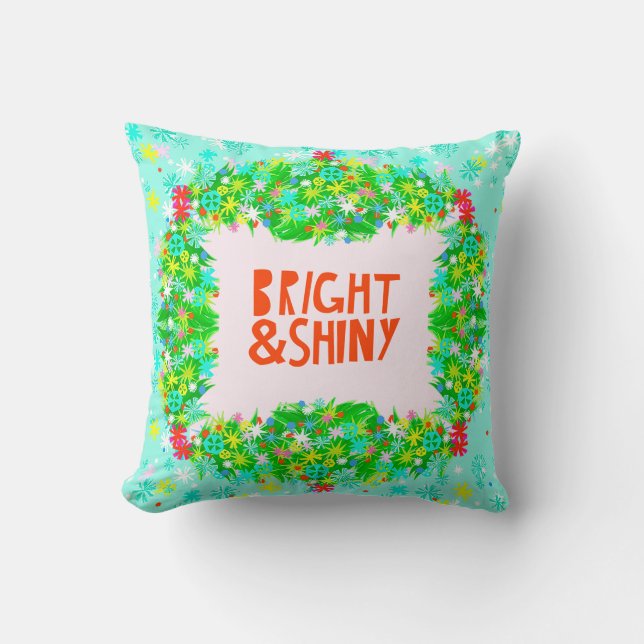 Coussin Couronne brillante et brillante (Recto)
