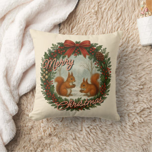 Coussin Couronne De Vacances Anglaise Rétro Avec De Mignon