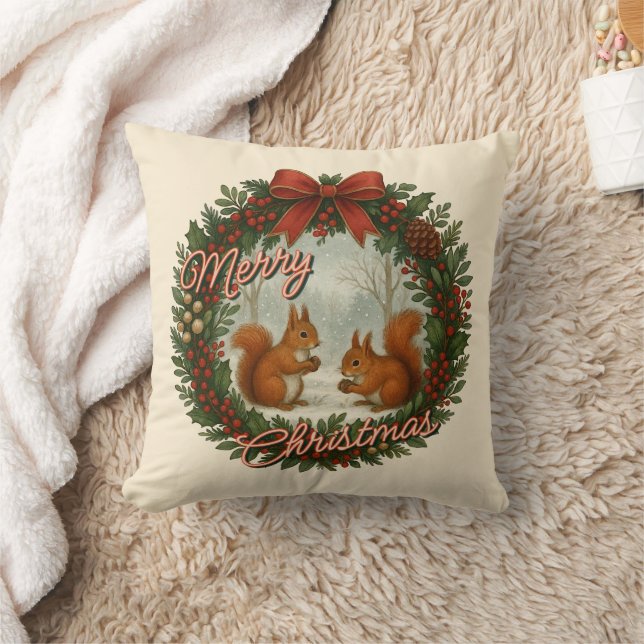 Coussin Couronne De Vacances Anglaise Rétro Avec De Mignon (Couverture)