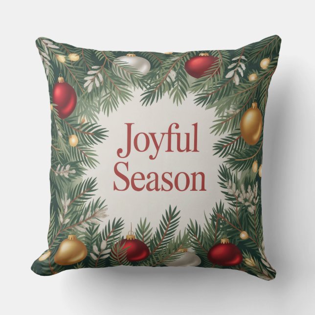 Coussin Couronne Joyeuse Classique (Recto)