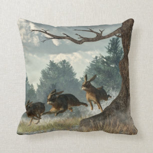 Coussin Course de lapin