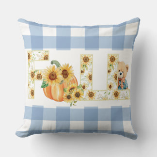 Coussin Course de récolte - Teddy dans le camion Vintage r