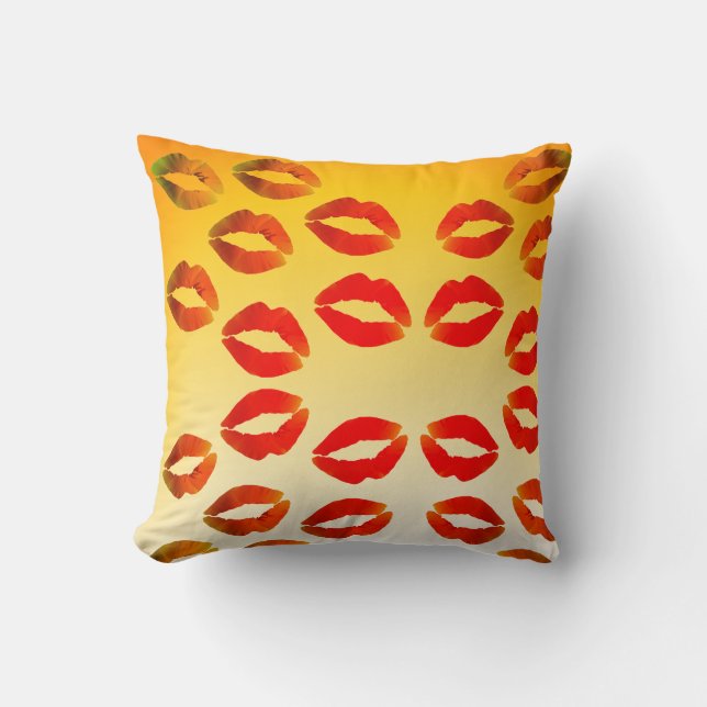 Coussin Coushin à lèvres à bouche (Recto)