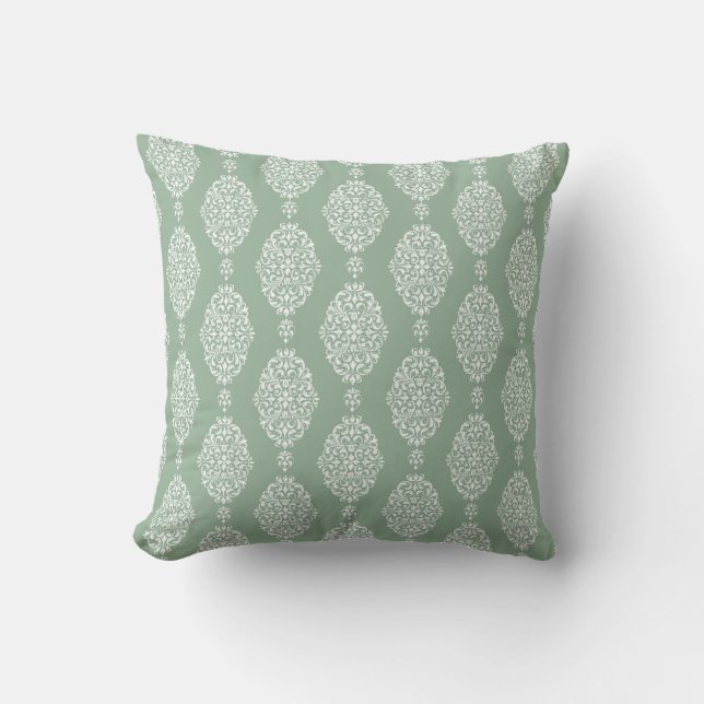 COUSSIN COUSHION VINTAGE EUCALYPTUS SAGE VERT (Recto)