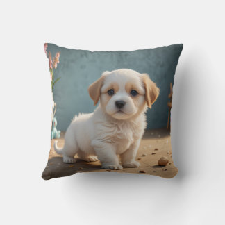 Coussin coussin à chiot mignon