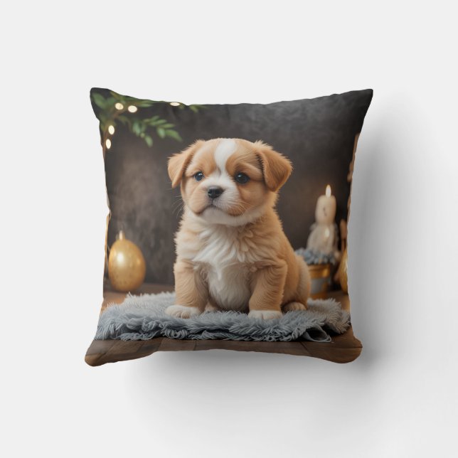 Coussin coussin à chiot mignon (Verso)