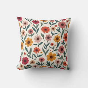 Coussin coussin à fleurs