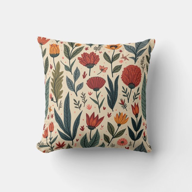 Coussin coussin à fleurs (Recto)