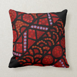 Coussin Coussin Accent Noir Rouge Voyage