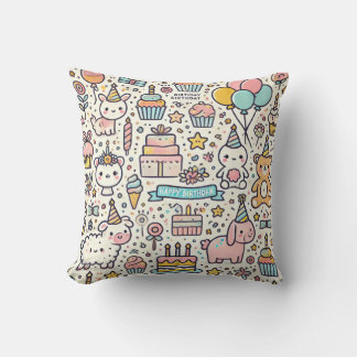 Coussin coussin anniversaire