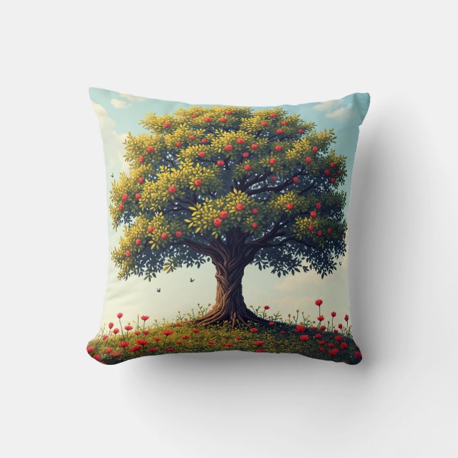 coussin coussin arbre (Recto)
