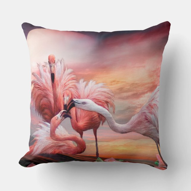 Coussin Coussin-Carré de concepteur d'art de baiser de (Recto)