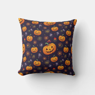 Coussin coussin citrouille Halloween