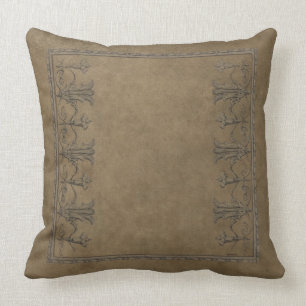 Coussin Coussin-Coton-Carré en cuir de Coussin-Jet