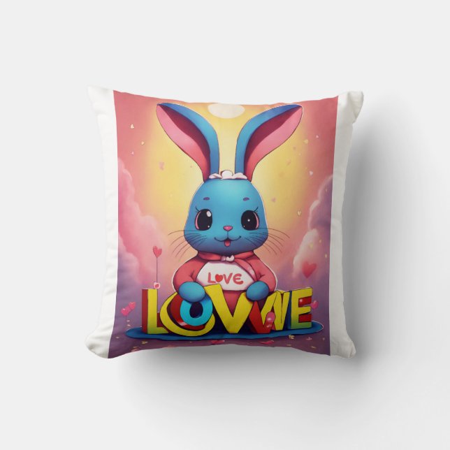 Coussin "Coussin d'accent de Bunny Bliss" (Recto)
